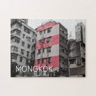 Hong Kong Mongkok China Kowloon Fijne Kunst Souven Legpuzzel
