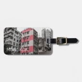 Hong Kong Mongkok China Kowloon Fine Art Souvenir Bagagelabel (Voorkant horizontaal)