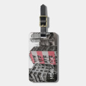 Hong Kong Mongkok China Kowloon Fine Art Souvenir Bagagelabel (Voorkant verticaal)