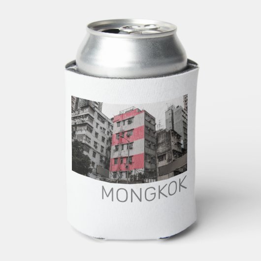 Hong Kong Mongkok China Kowloon Fine Art Souvenir Blikjeskoeler (Blikje Voorkant)