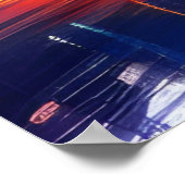 Hong Kong Neon Lights Kleurrijke stadsgezicht Poster (Hoek)