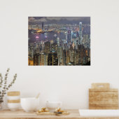 Hong Kong Night Print (Keuken)