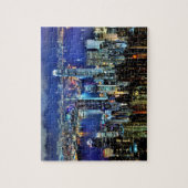 Hong Kong night skyline Legpuzzel (Verticaal)