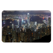 Hong Kong Night Skyline Magneet (Horizontaal)
