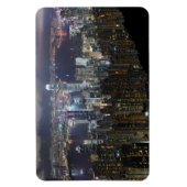 Hong Kong Night Skyline Magneet (Verticaal)