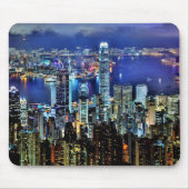 Hong Kong night skyline Muismat (Voorkant)