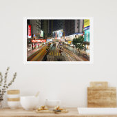 Hong Kong Nights Poster (Keuken)