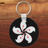 Hong Kong Orchid Sleutelhanger (Voorkant)