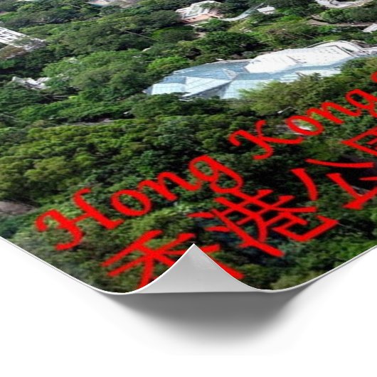 Hong Kong - Park - Poster (Hoek)