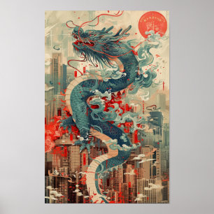 Hong Kong Peace Agon Wings Poster in de stijl van