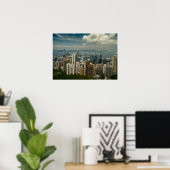 Hong Kong Peak Day Poster (Thuiskantoor)