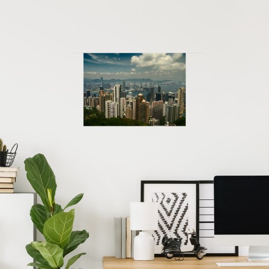 Hong Kong Peak Day Poster (Thuiskantoor)