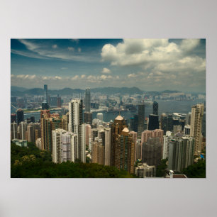 Hong Kong Peak Day Poster