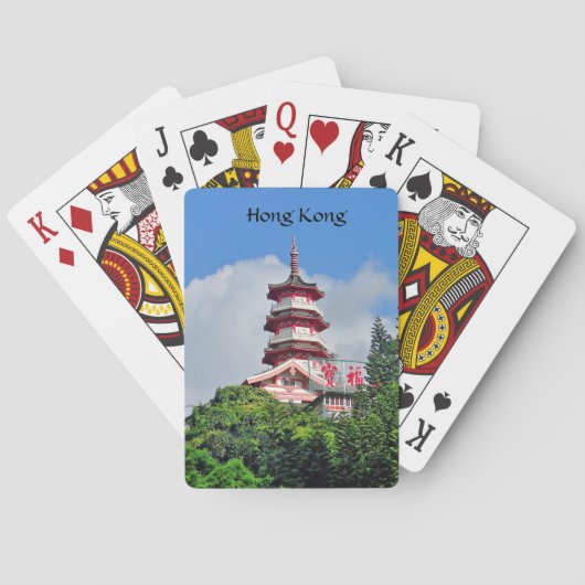 Hong Kong Pearl of the Orient Plays Pokerkaarten (Achterkant)