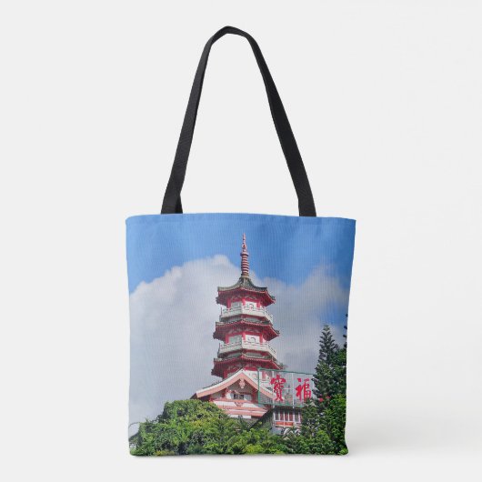 Hong Kong Pearl van de Orient Canvas tas (Achterkant)