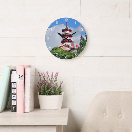 Hong Kong Pearl van de Orient Round Wall Klock Grote Klok (Leeskamer)