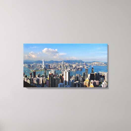 Hong Kong Pearl van de Orient Stretch Canvas Print (Voorkant)
