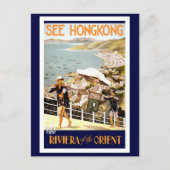 Hong Kong  Reise Briefkaart (Voorkant)