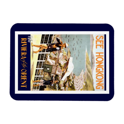 Hong Kong  Reise Magneet (Horizontaal)