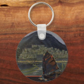 Hong Kong ~ Riviera van de Orient Sleutelhanger (Voorkant)