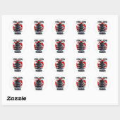 Hong Kong Ronde Sticker (Vel)