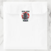 Hong Kong Ronde Sticker (Tas)
