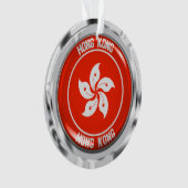 Hong Kong Round Emblem Ornament (voorkant)