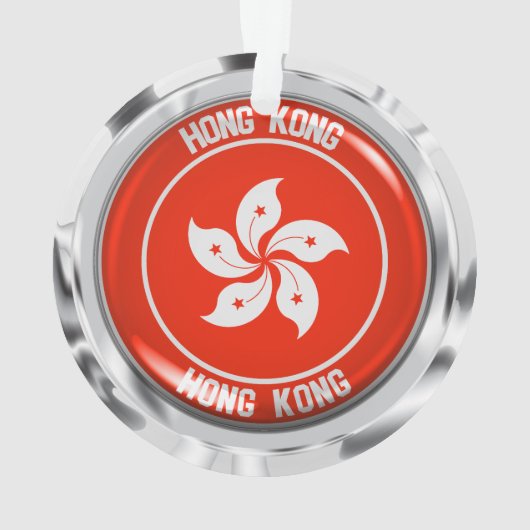 Hong Kong Round Emblem Ornament (achterkant)