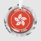 Hong Kong Round Emblem Ornament (voorkant)