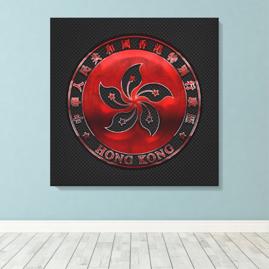 Hong Kong Ruby Orchid Inlay over het afdrukken van (Insitu (Houten vloer))