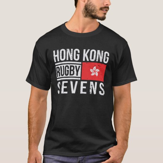 Hong Kong Rugby Sevens 7s Trotse Fans van HK Team  T-shirt (Voorkant)