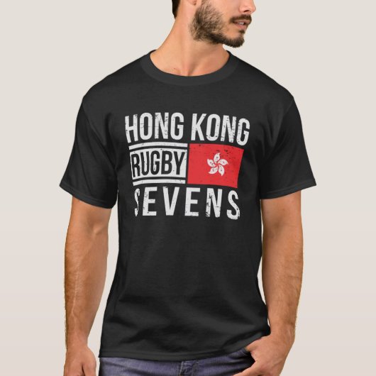 Hong Kong Rugby Sevens 7s Trotse Fans van HK Team  T-shirt (Voorkant)