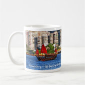 Hong Kong Sampan De parel van de Oriënt Koffiemok (Links)