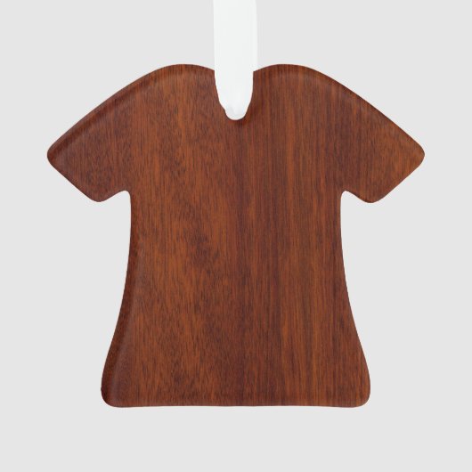 Hong Kong Seal inlay op Mahogany Print Ornament (achterkant)