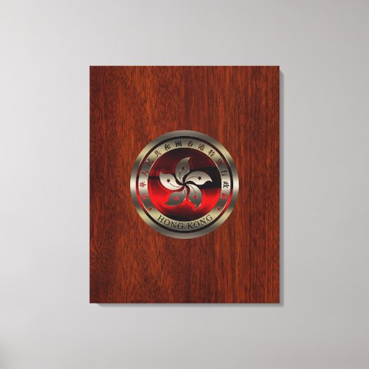 Hong Kong Seal on Mahogany Print (Voorkant)