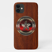 Hong Kong Seal on Mahogany Print Case-Mate iPhone Case (Achterkant)