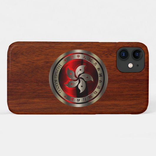 Hong Kong Seal on Mahogany Print Case-Mate iPhone Case (Achterkant (horizontaal))