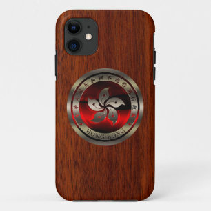 Hong Kong Seal on Mahogany Print iPhone 11 Hoesje