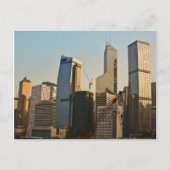 Hong Kong Skyline Briefkaart (Voorkant)