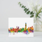 Hong Kong Skyline Briefkaart (Staand voorkant)