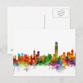 Hong Kong Skyline Briefkaart (Voorkant / Achterkant)