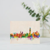 Hong Kong Skyline Cityscape Briefkaart (Staand voorkant)