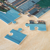 Hong Kong skyline Legpuzzel (Zijkant)