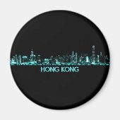 Hong Kong Skyline Magneet (Voorkant)
