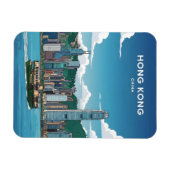 Hong Kong skyline Magneet (Horizontaal)