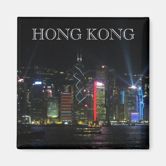 hong kong skyline magneet (Voorkant)