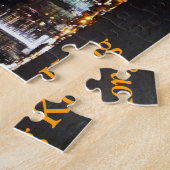 Hong Kong Skyline Puzzle Legpuzzel (Zijkant)