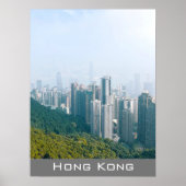 Hong Kong skyline Victoria's Peak-decor Poster (Voorkant)