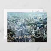 Hong Kong Skyscrapers Briefkaart (Voorkant / Achterkant)
