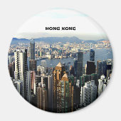Hong Kong stadsgezicht Magneet (Voorkant)